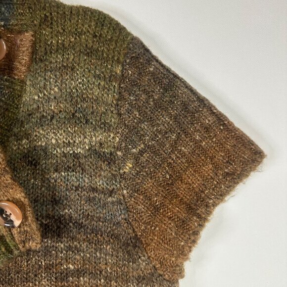 Dressbarn XL Womens Cowl Neck Sweater Dress Multicolor Fall Earth Tones Neutral - Picture 6 of 11